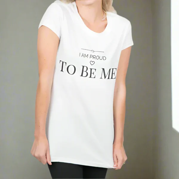 Women's Organic Cotton Proud To Be Me T-shirt